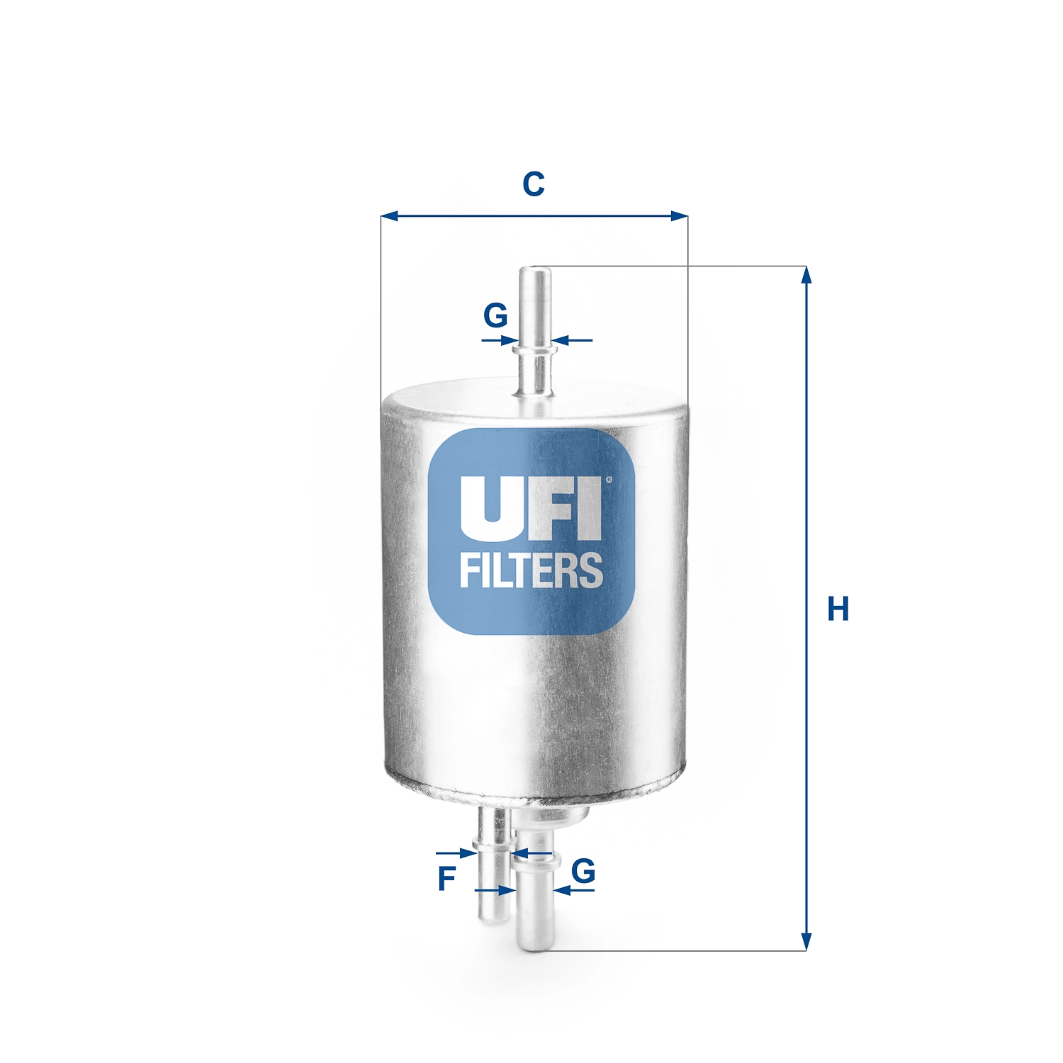 UFI 31.830.00 — Фільтр паливний