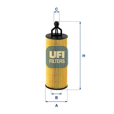 UFI 25.251.00 — Фільтр масляний