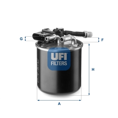 UFI 24.151.00 — Фільтр паливний