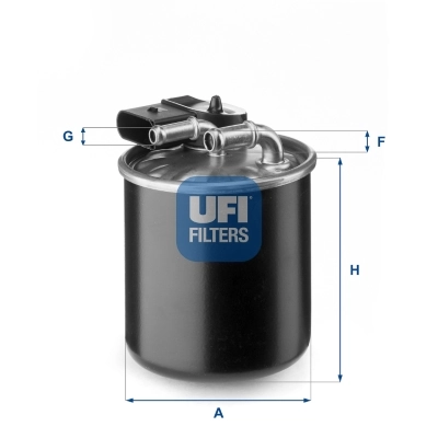 UFI 24.150.00 — Фільтр паливний