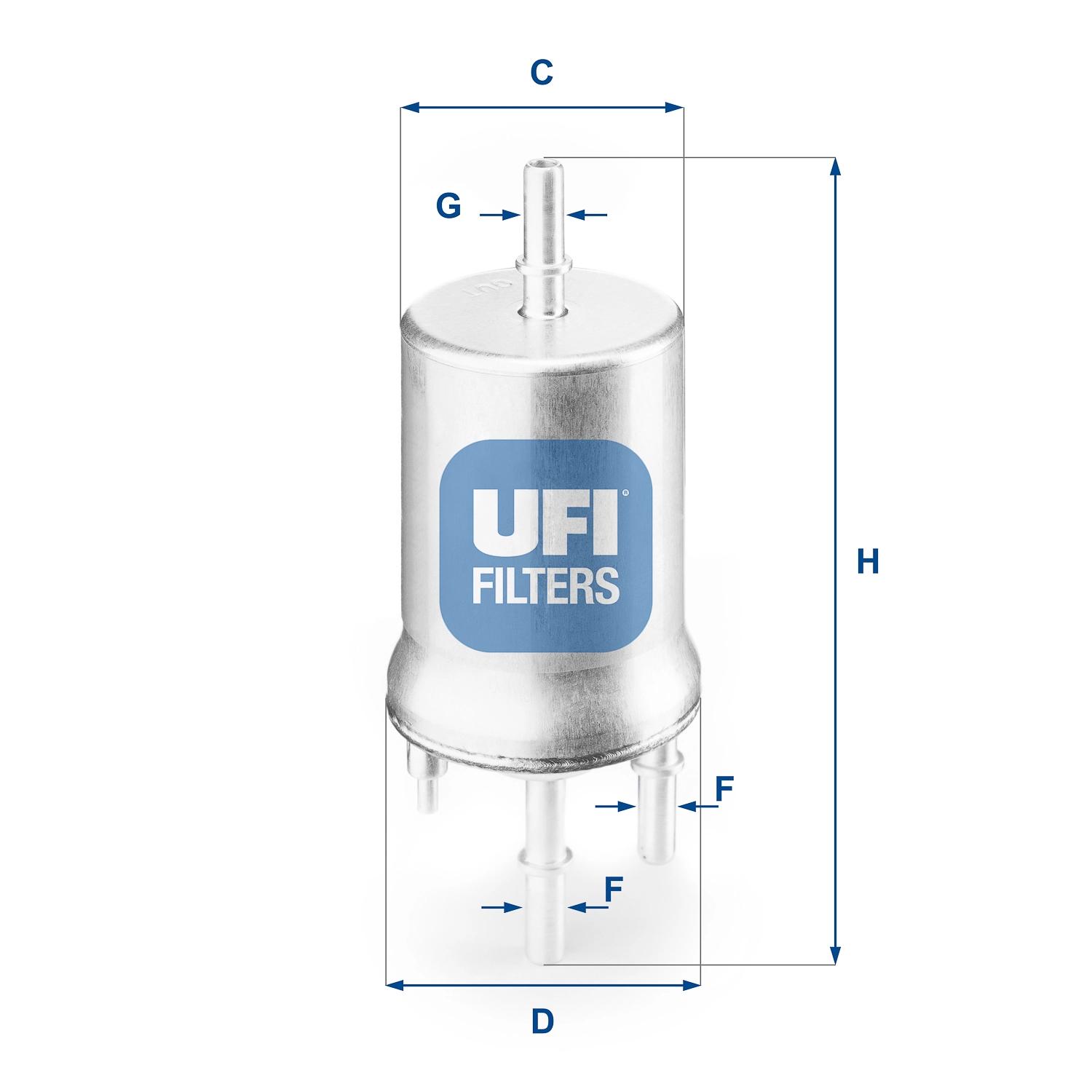 UFI 31.832.00 — Фільтр паливний