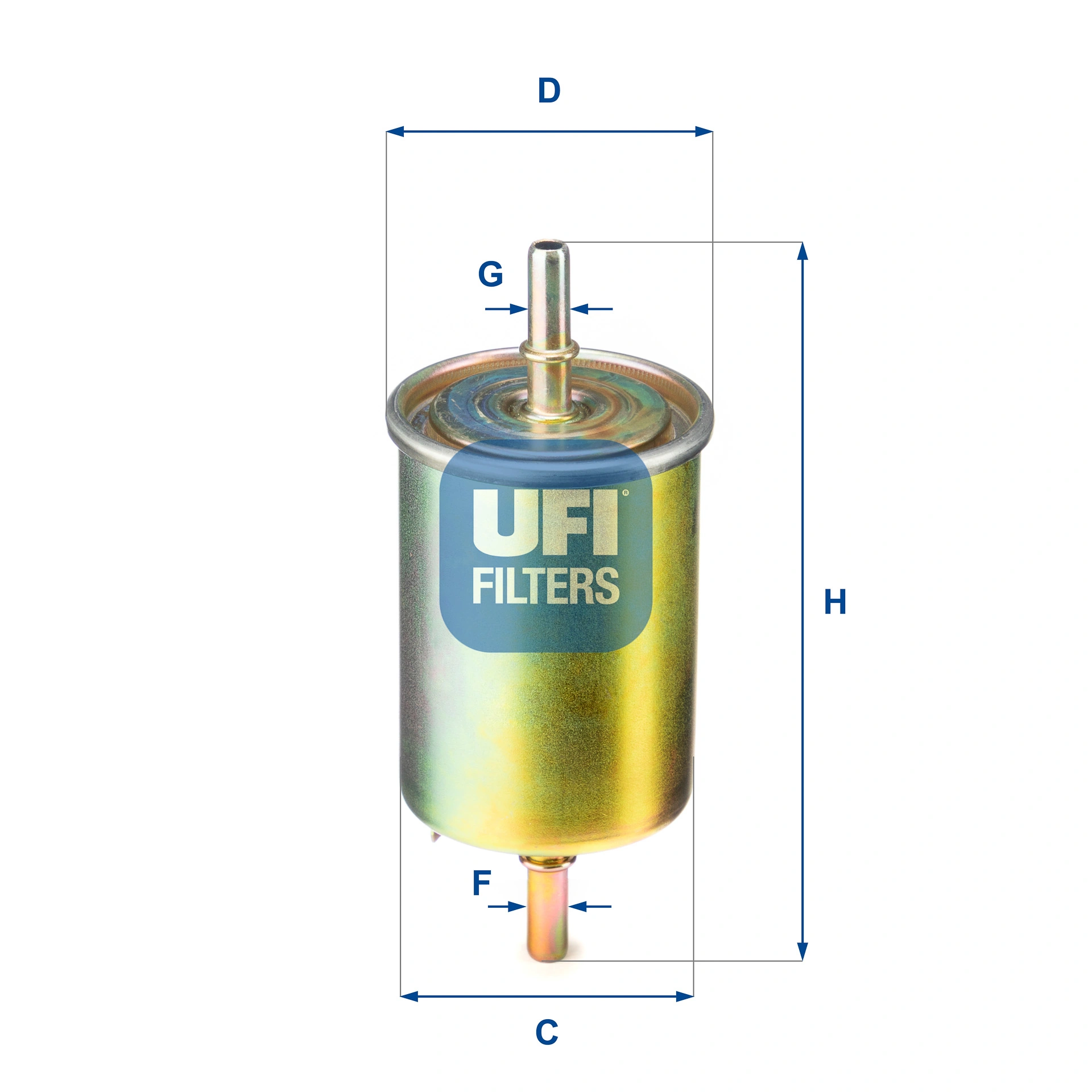 UFI 31.850.00 — Фільтр паливний
