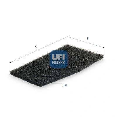 Filtre, air de l'habitacle UFI 53.617.00
