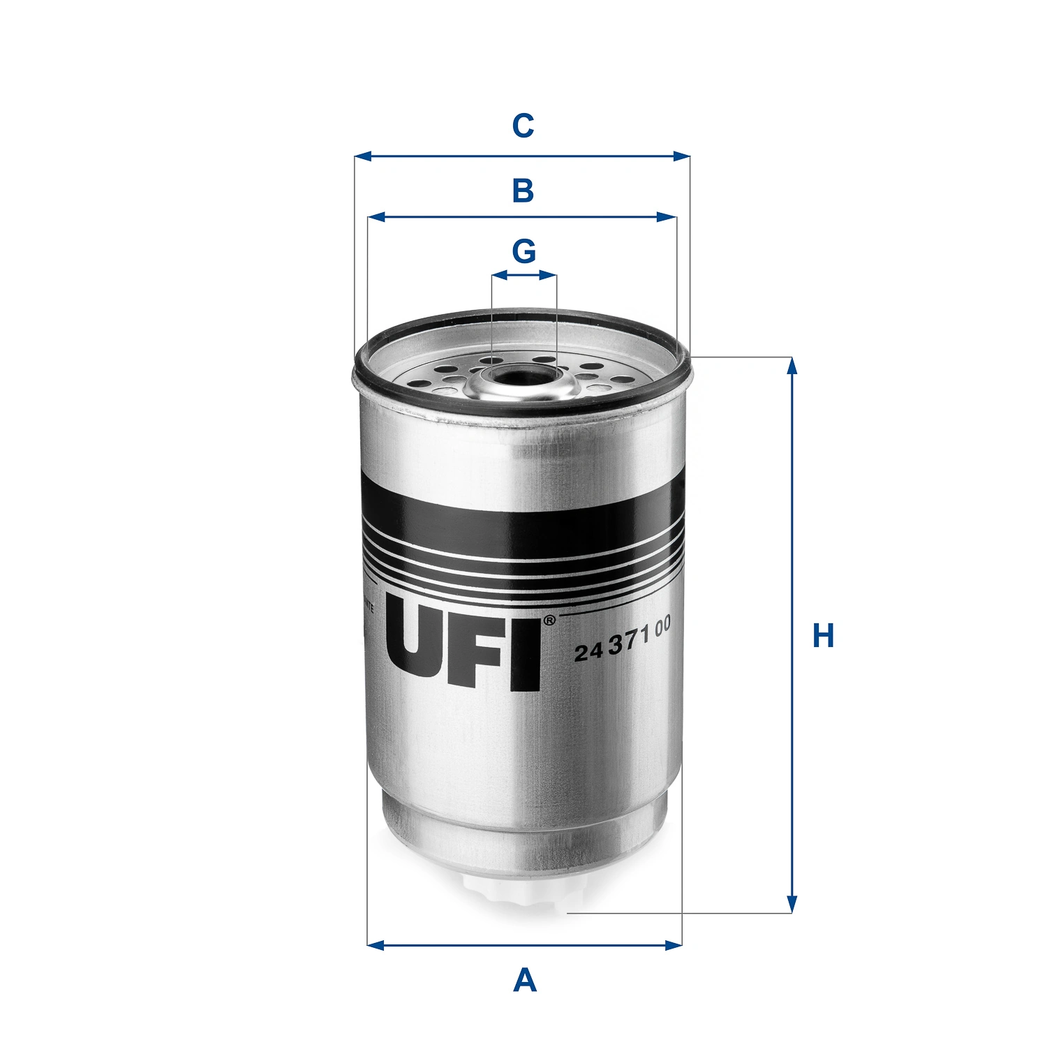 UFI 24.371.00 — Паливний фільтр