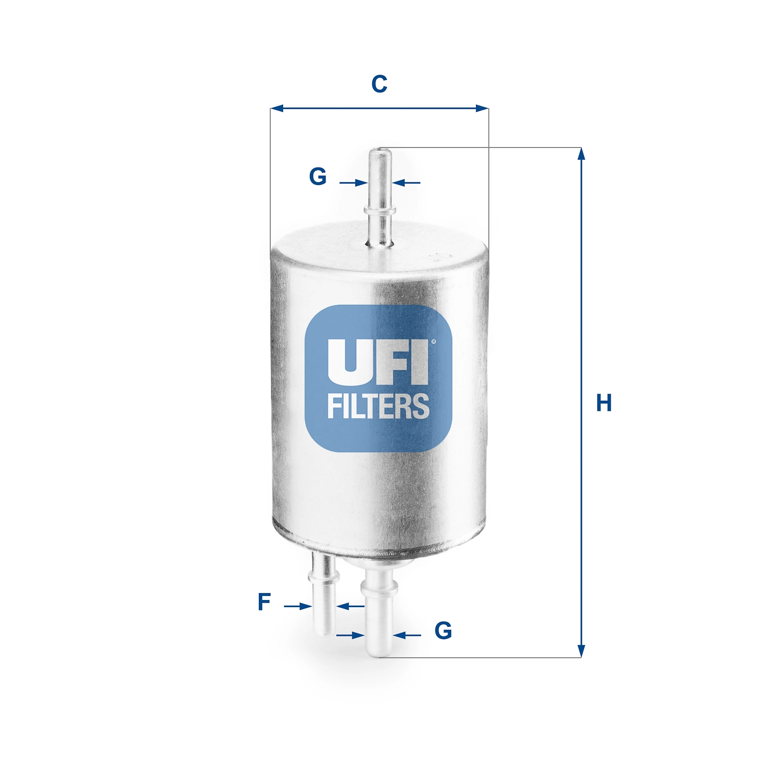 UFI 31.831.00 — Фільтр паливний