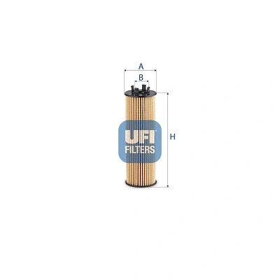 UFI 25.EVO.00 — Фільтр оливний VAG 2.0-4.0 TDI 15- (OE) (вир-во UFI)
