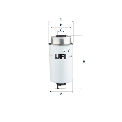 UFI 24.457.00 — Паливний фільтр