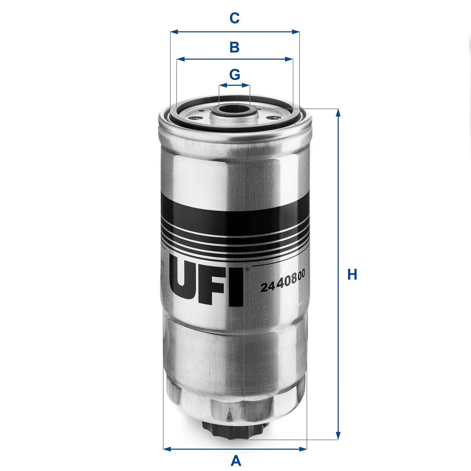 UFI 24.408.00 — Фільтр паливний