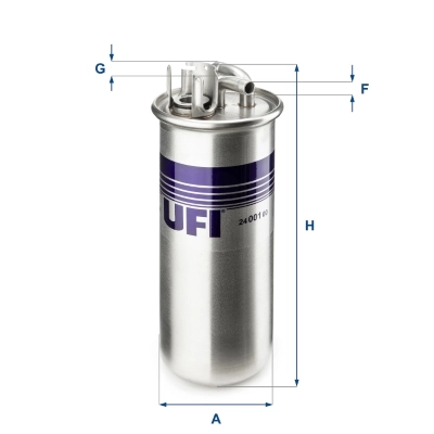 UFI 24.001.00 — Фільтр паливний