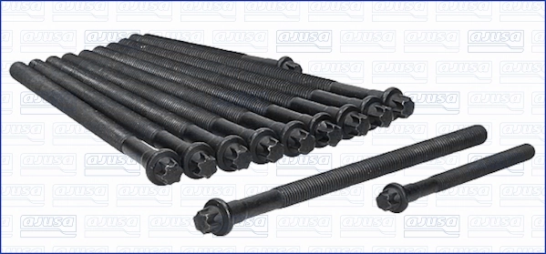 Jeu de boulons de culasse de cylindre AJUSA 81039800