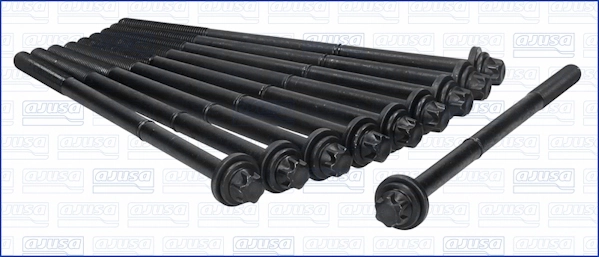 Jeu de boulons de culasse de cylindre AJUSA 81020100