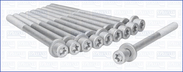 Jeu de boulons de culasse de cylindre AJUSA 81003700