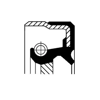 Bague d'étanchéité, vilebrequin CORTECO 20026342B