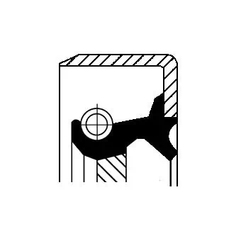 Bague d'étanchéité, différentiel CORTECO 19034976B