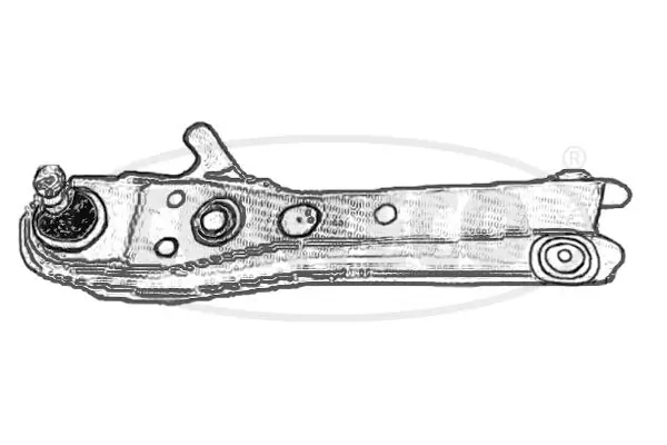 Bras de liaison, suspension de roue CORTECO 49397492