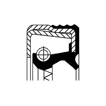 Bague d'étanchéité, différentiel CORTECO 12014741B