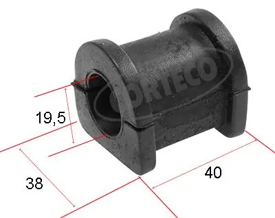 Suspension, stabilisateur CORTECO 80000510