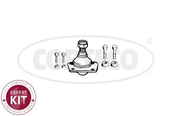 Rotule de suspension CORTECO 49395749