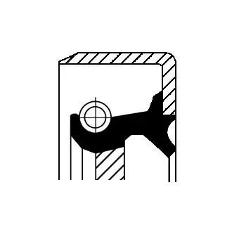 Bague d'étanchéité, différentiel CORTECO 12014746B