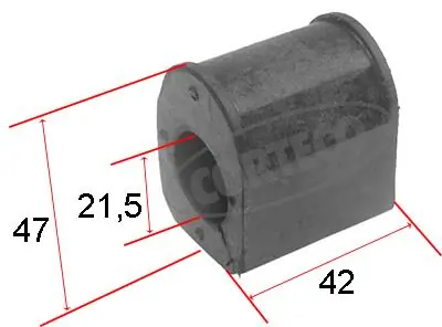 Suspension, stabilisateur CORTECO 21652442