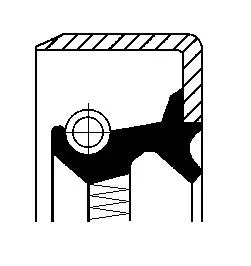 Bague d'étanchéité, différentiel CORTECO 01026337B