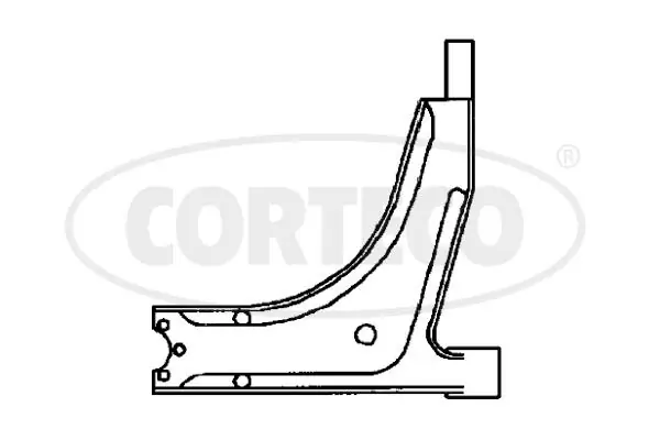 Bras de liaison, suspension de roue CORTECO 49397096