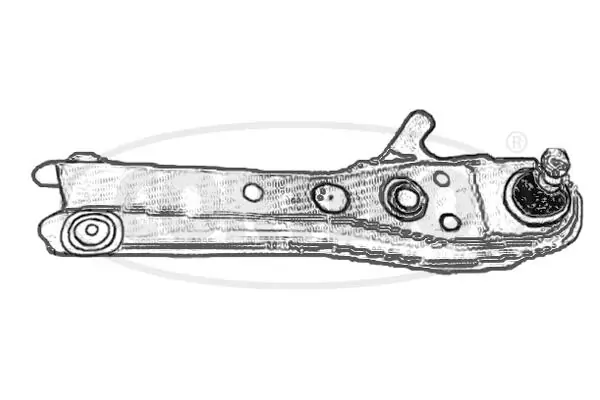 Bras de liaison, suspension de roue CORTECO 49397493