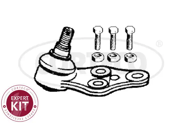 Rotule de suspension CORTECO 49395677