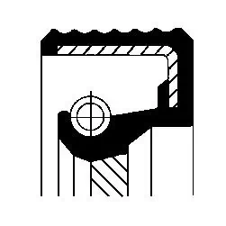 Bague d'étanchéité, vilebrequin CORTECO 15025578B