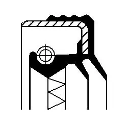 Bague d'étanchéité, boîte de transfert CORTECO 12016061B