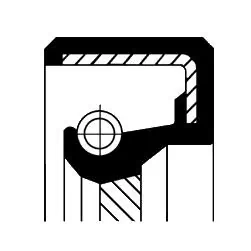 Bague d'étanchéité, vilebrequin CORTECO 15510087B