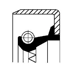 Bague d'étanchéité, moyeu de roue CORTECO 12011388B