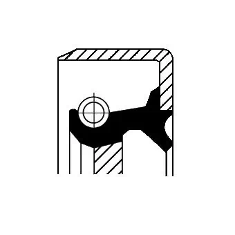 Bague d'étanchéité, boîte de transfert CORTECO 19034986B