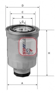 Filtre à carburant SOFIMA S 1446 NR