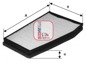 Filtre, air de l'habitacle SOFIMA S 3133 C
