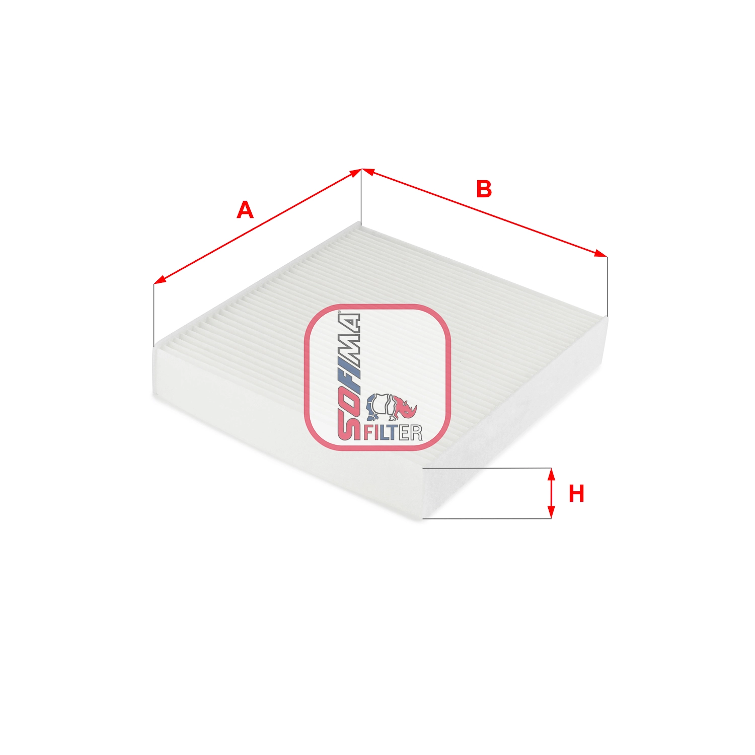 Filtre, air de l'habitacle SOFIMA S 3256 C