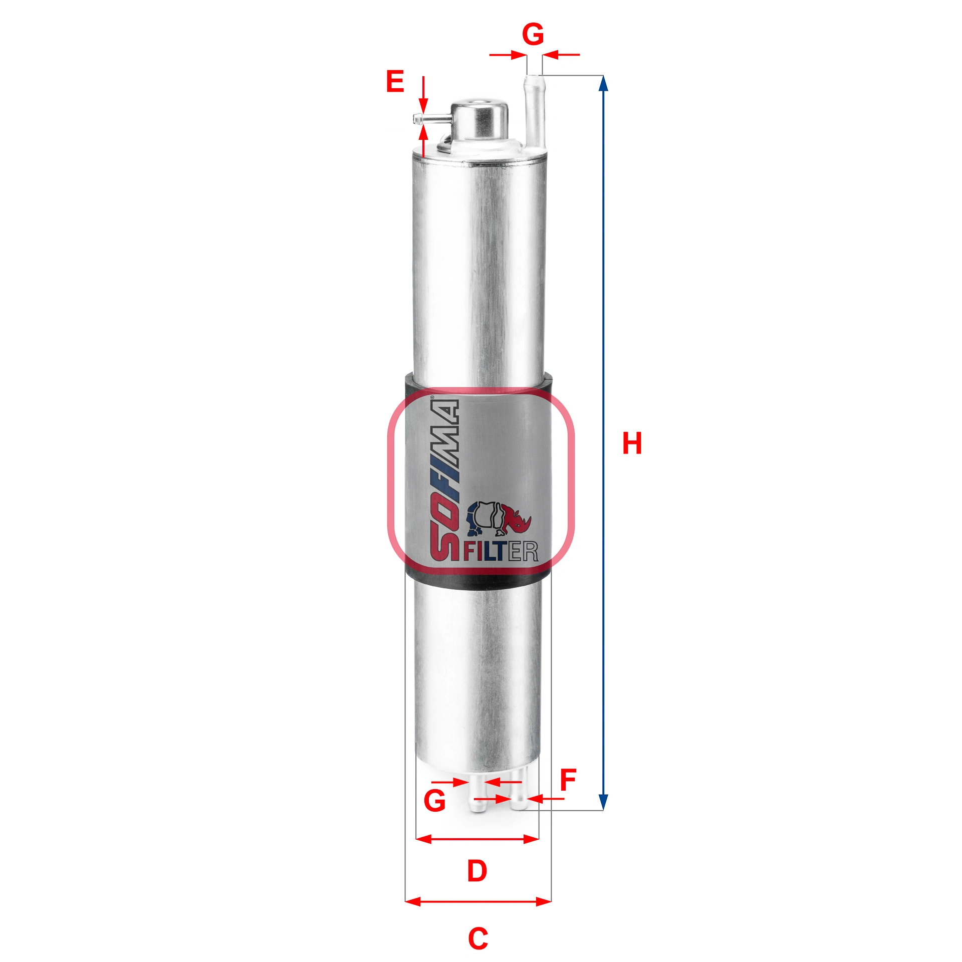 Filtre à carburant SOFIMA S 1847 B