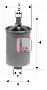 Filtre à carburant SOFIMA S 1503 B