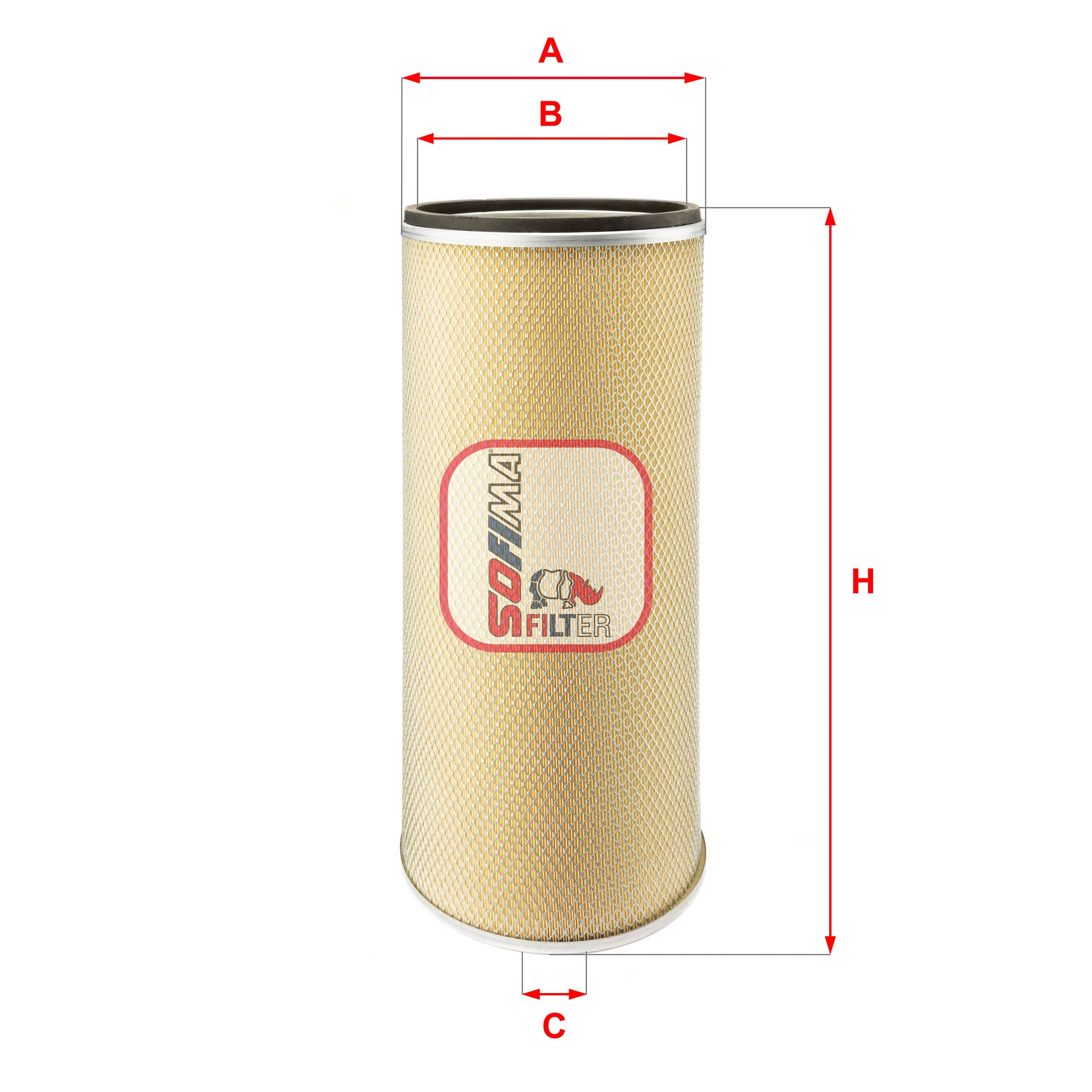 Filtre à air SOFIMA S 7308 A