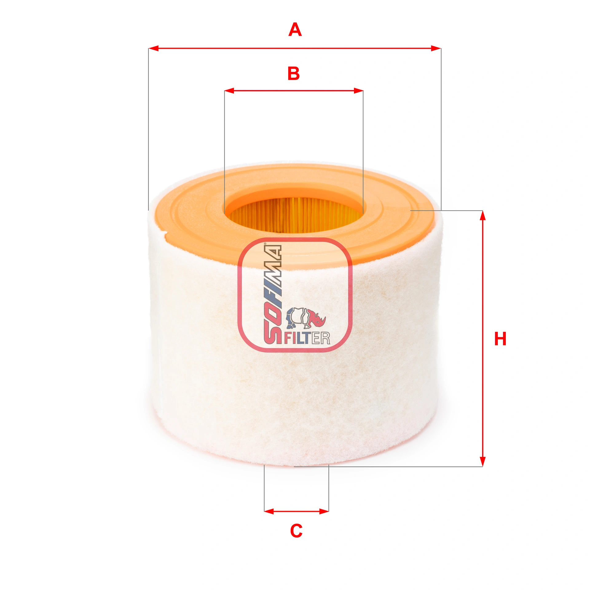 Filtre à air SOFIMA S 7A54 A