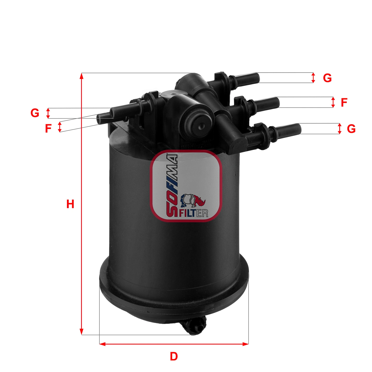 Filtre à carburant SOFIMA S 4086 NR