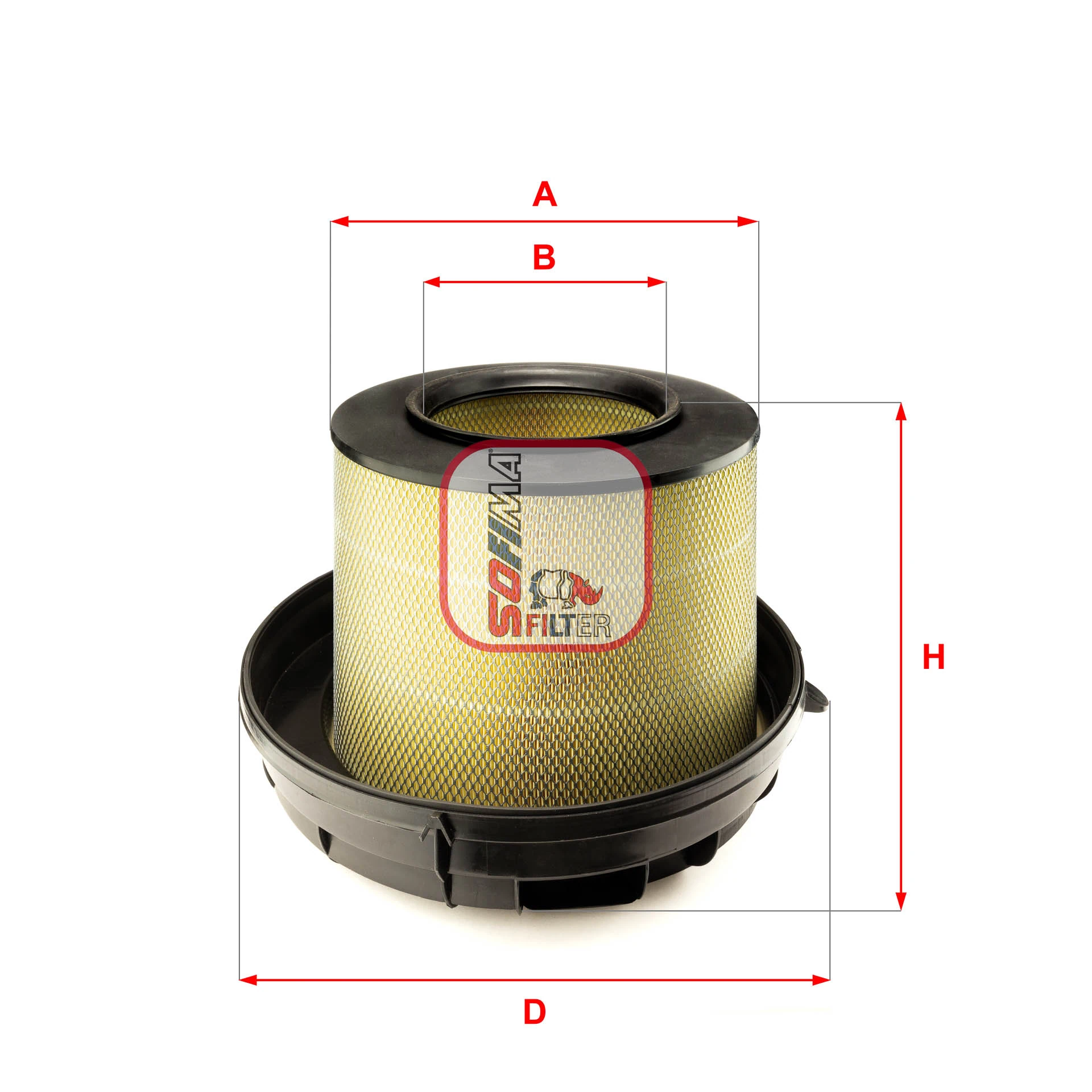 Filtre à air SOFIMA S 7639 A