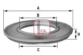 Filtre à air SOFIMA S 4120 A