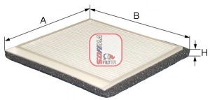 Filtre, air de l'habitacle SOFIMA S 3188 C