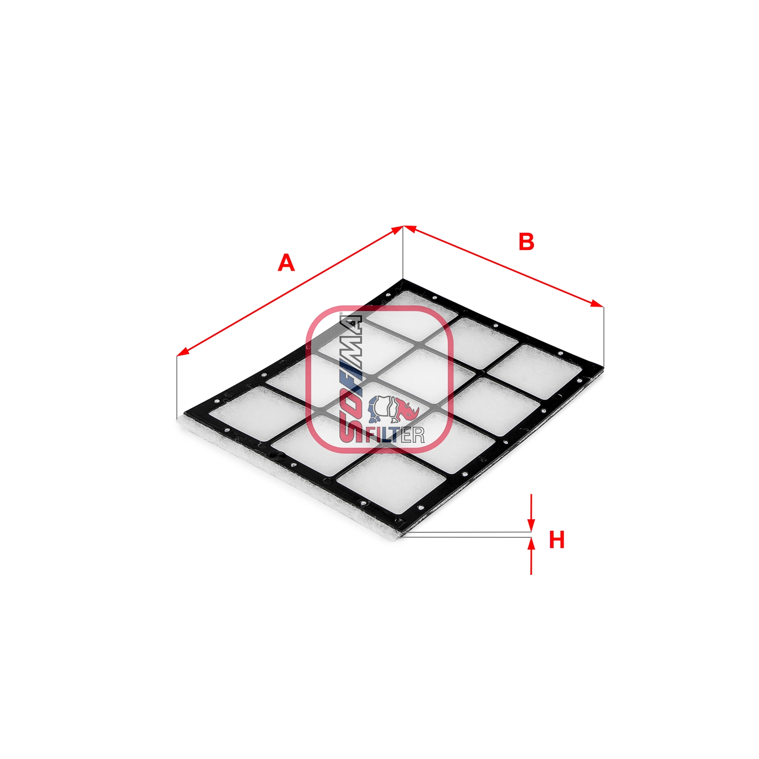 Filtre, air de l'habitacle SOFIMA S 3317 C