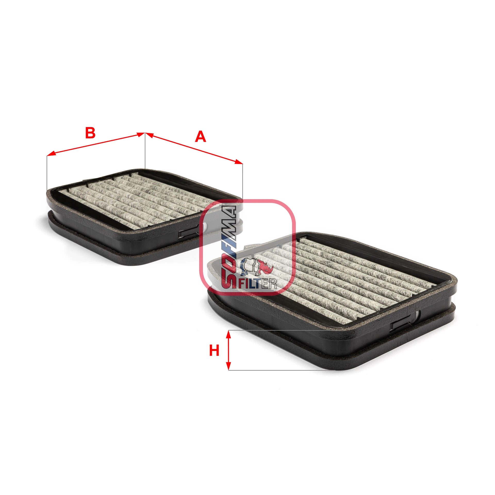 Filtre, air de l'habitacle SOFIMA S 4132 CA