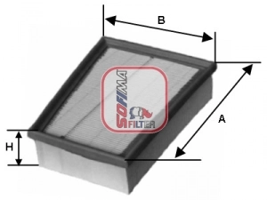 Filtre à air SOFIMA S 4510 A