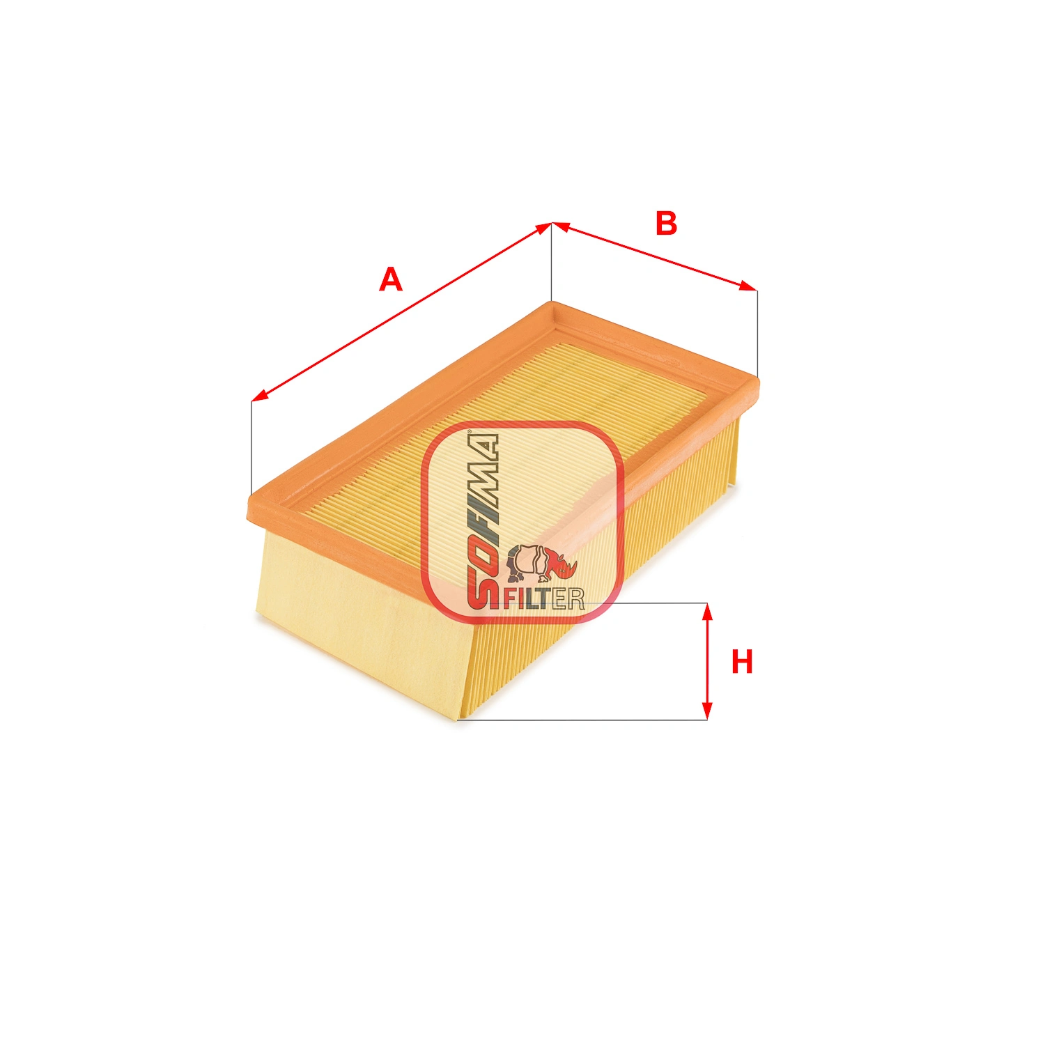 Filtre à air SOFIMA S 3638 A