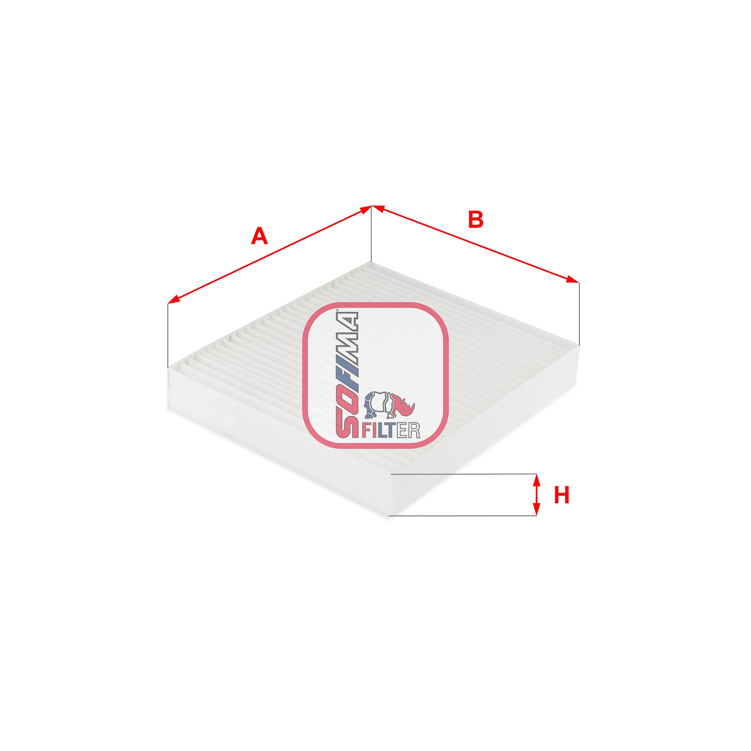 Filtre, air de l'habitacle SOFIMA S 3249 C