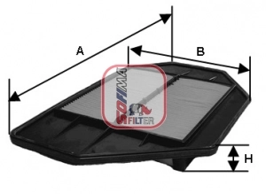 Filtre à air SOFIMA S 2612 A
